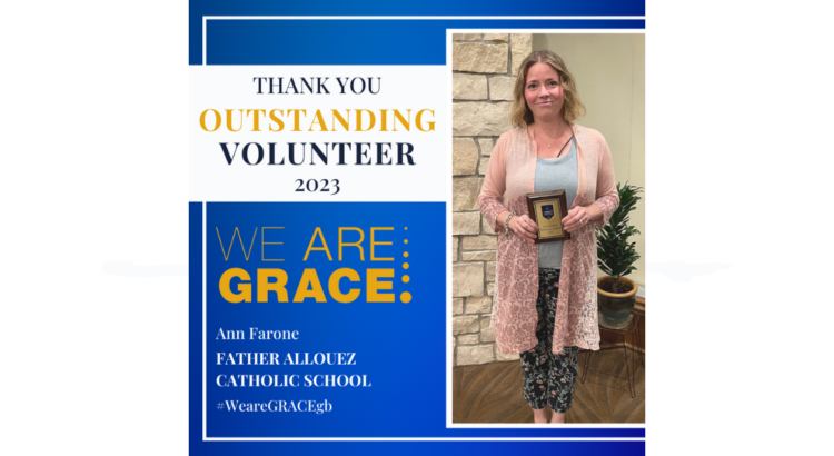 Outstanding volunteer Ann Farone