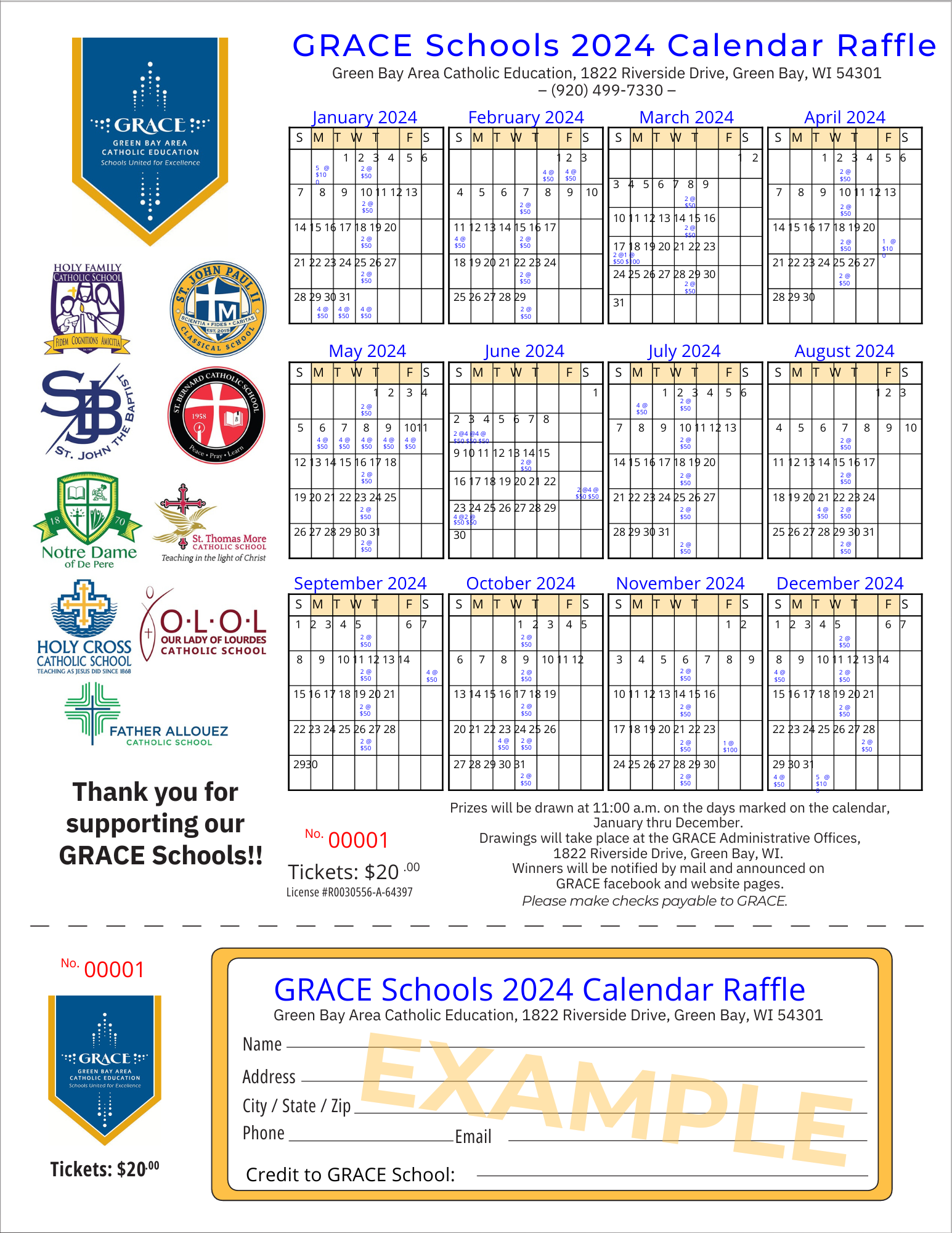 2024RaffleCalendarProof62723.pdf Green Bay Area Catholic Education